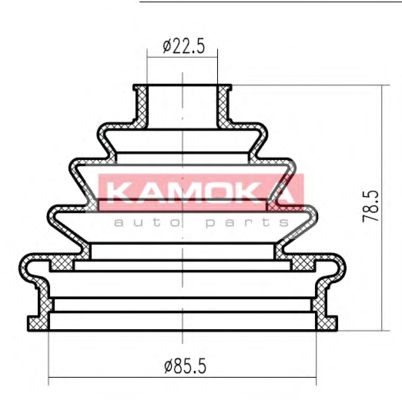 Пыльник ШРУСА KAMOKA 1146762