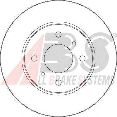 Гальмівний диск A.B.S. 17010