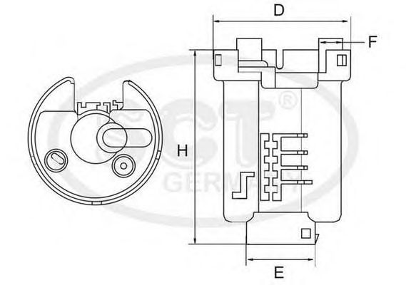 Топливный фильтр SCT Germany ST 6503