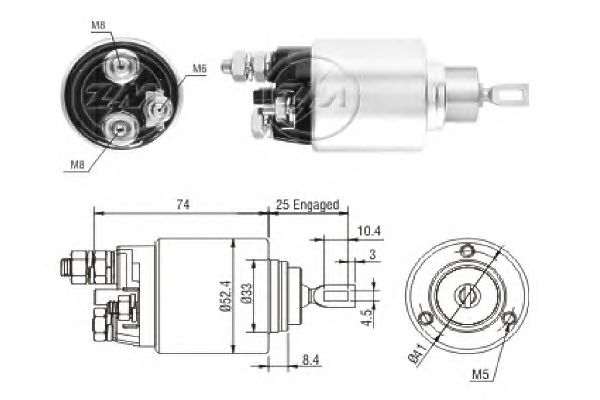 Втягивающее реле ERA ZM2381