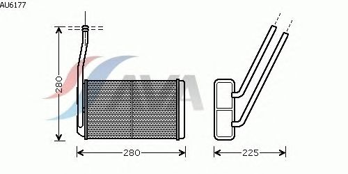 Радіатор опалення AVA QUALITY COOLING AU6177