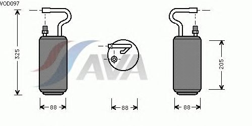 Осушитель кондиционера AVA QUALITY COOLING VOD097