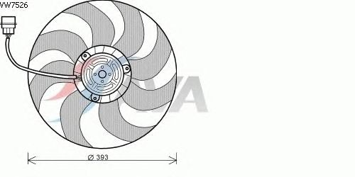 Вентилятор охлаждения AVA QUALITY COOLING VW7526