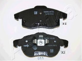 Тормозные колодки ASHIKA 50-00-011