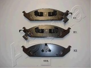 Тормозные колодки ASHIKA 50-00-093