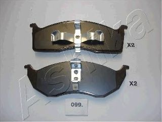 Тормозные колодки ASHIKA 50-00-099