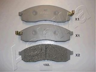 Тормозные колодки ASHIKA 50-01-192