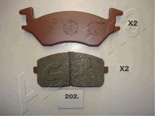 Тормозные колодки ASHIKA 50-02-202