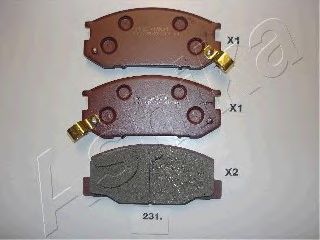 Тормозные колодки ASHIKA 50-02-231