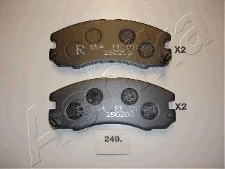 Тормозные колодки ASHIKA 50-02-249
