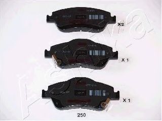 Тормозные колодки ASHIKA 50-02-250