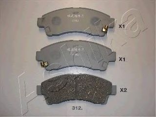 Тормозные колодки ASHIKA 50-03-312