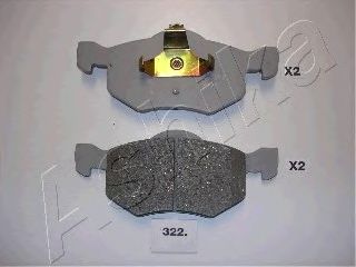 Тормозные колодки ASHIKA 50-03-322
