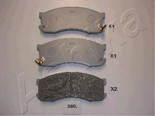 Тормозные колодки ASHIKA 50-03-380