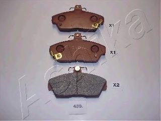 Тормозные колодки ASHIKA 50-04-430