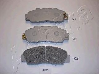 Тормозные колодки ASHIKA 50-04-432