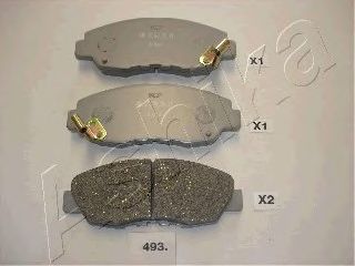 Гальмівні колодки ASHIKA 50-04-493