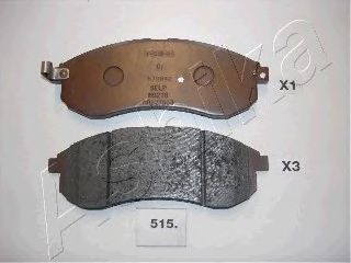 Гальмівні колодки ASHIKA 50-05-515