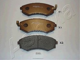 Тормозные колодки ASHIKA 50-05-590