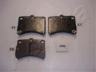 Тормозные колодки ASHIKA 50-06-608