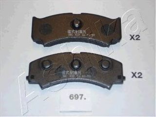 Тормозные колодки ASHIKA 50-06-697