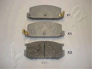Тормозные колодки ASHIKA 50-07-701