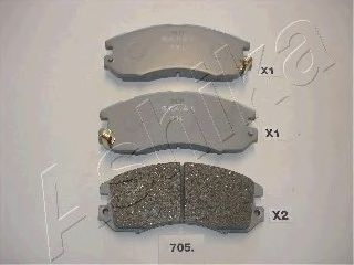 Тормозные колодки ASHIKA 50-07-705