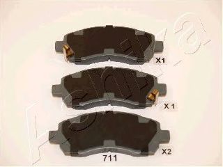 Тормозные колодки ASHIKA 50-07-711