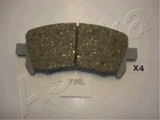Тормозные колодки ASHIKA 50-07-796
