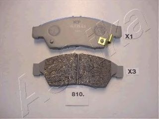 Тормозные колодки ASHIKA 50-08-810