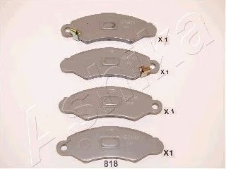 Тормозные колодки ASHIKA 50-08-818