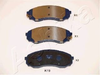 Тормозные колодки ASHIKA 50-0K-019