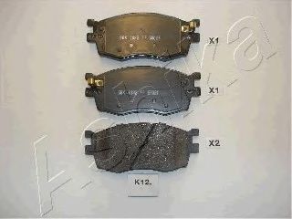 Тормозные колодки ASHIKA 50-0K-K12