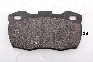 Гальмівні колодки ASHIKA 50-0L-L02