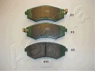 Тормозные колодки ASHIKA 50-0S-S02