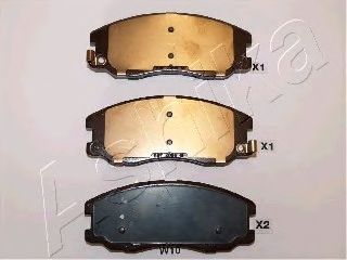 Тормозные колодки ASHIKA 50-0W-W10