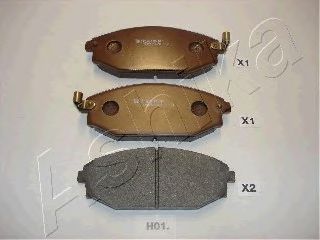 Тормозные колодки ASHIKA 50-H0-001