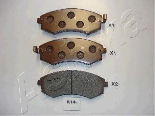 Тормозные колодки ASHIKA 50-K0-014