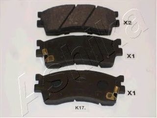 Тормозные колодки ASHIKA 50-K0-017