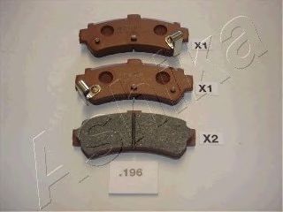 Тормозные колодки ASHIKA 51-01-196