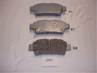 Тормозные колодки ASHIKA 51-02-258
