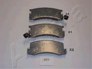 Тормозные колодки ASHIKA 51-02-261