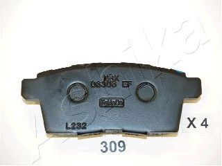 Тормозные колодки ASHIKA 51-03-309