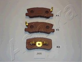 Тормозные колодки ASHIKA 51-05-505