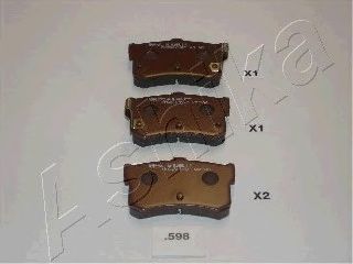 Тормозные колодки ASHIKA 51-05-598