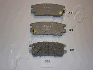 Тормозные колодки ASHIKA 51-05-599