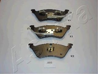 Тормозные колодки ASHIKA 51-09-993
