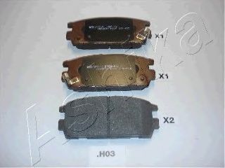 Тормозные колодки ASHIKA 51-0H-H03