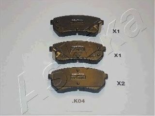 Тормозные колодки ASHIKA 51-0K-004