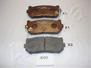 Тормозные колодки ASHIKA 51-0K-K00